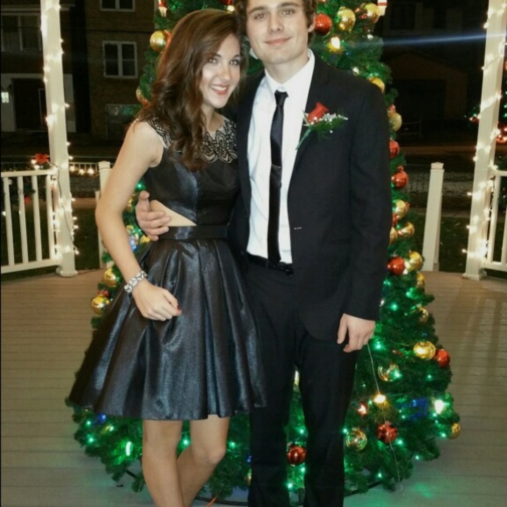 Black Sherri Hill Homecoming/Christmas Formal